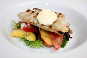 grilled-snapper-peach-tomato-salad